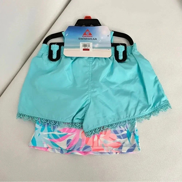 Gerry 3-Piece Tankini & Shorts Swimsuit Set Size M (10/12) UPF Protection - Picture 9 of 10